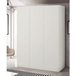 Шкаф Ikea Pax/Forsand полки/штанга/корзины 150x60x201 (Белый)