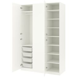 Dulap Ikea Pax/Forsand rafturi/bara/cosuri 150x60x236 (Alb) Thumb