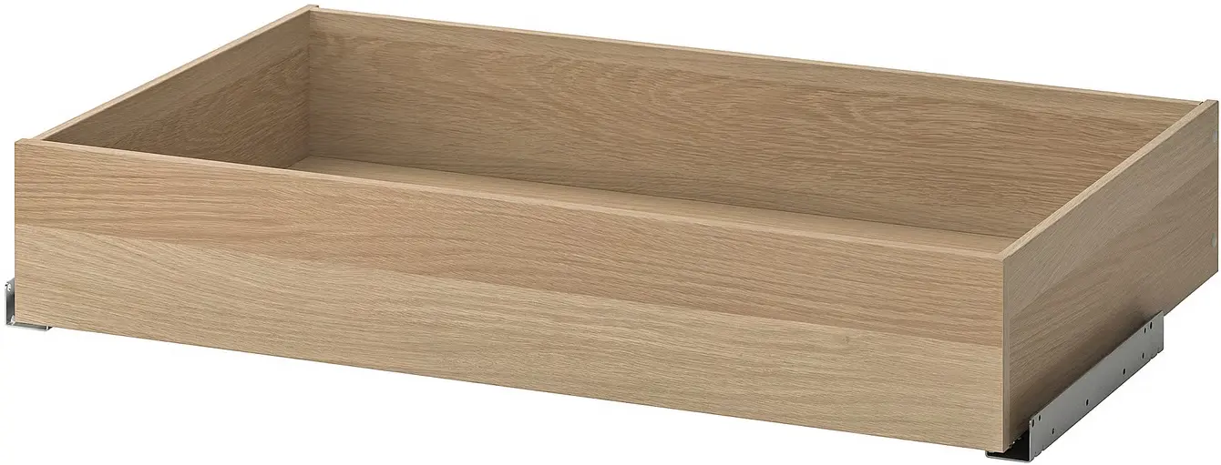 Шкаф Ikea Pax/Forsand полки/штанга/ящик/корзины/стеллаж 170x60x236 (Имитация Состаренного Дуба/Белый) - 6