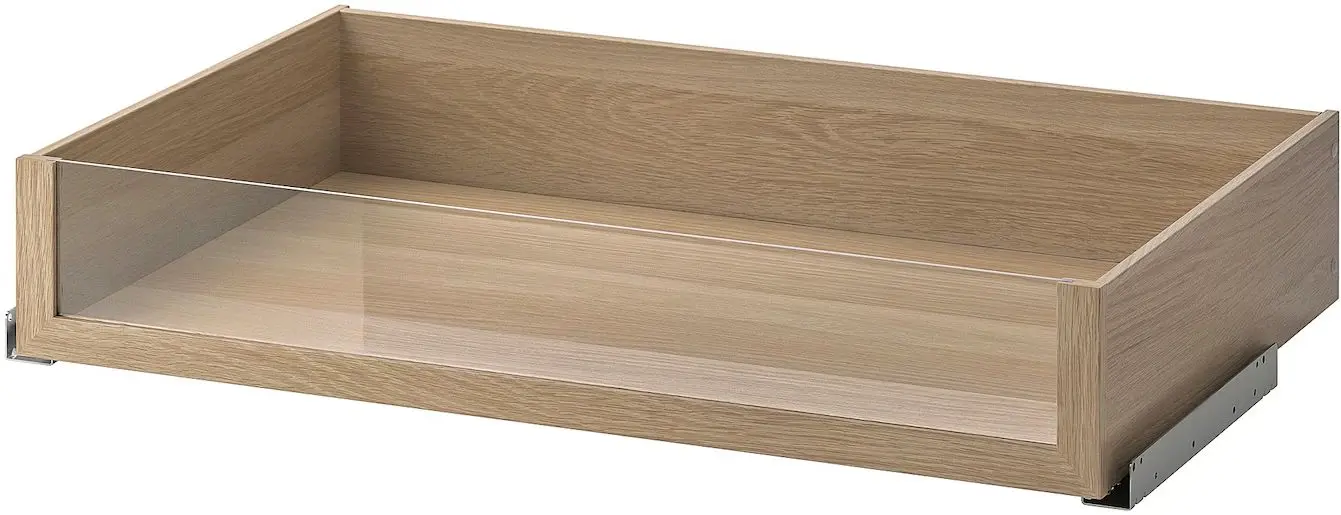 Dulap Ikea Pax/Forsand rafturi/bara/sertare 100x60x236 (Aspect Stejar Antichizat)