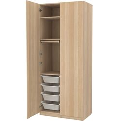 Dulap Ikea Pax/Forsand rafturi/bara/sertare/cosuri 100x60x236 (Aspect Stejar Antichizat) Thumb