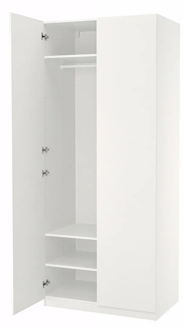 Dulap Ikea Pax/Forsand polite/bare 100x60x236 (Alb)