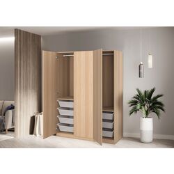 Dulap Ikea Pax/Forsand polite/bare/cosuri 150x60x201 (Aspect Stejar Antichizat)