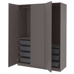 Dulap Ikea Pax/Forsand polite/bare/cosuri 150x60x201 (Gri Inchis) Thumb