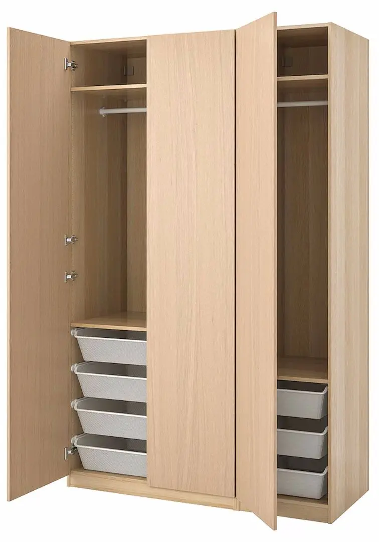 Dulap Ikea Pax/Forsand polite/bare/cosuri 150x60x236 (Aspect Stejar Antichizat)