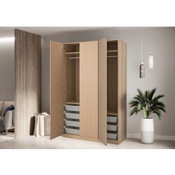 Dulap Ikea Pax/Forsand polite/bare/cosuri 150x60x236 (Aspect Stejar Antichizat)