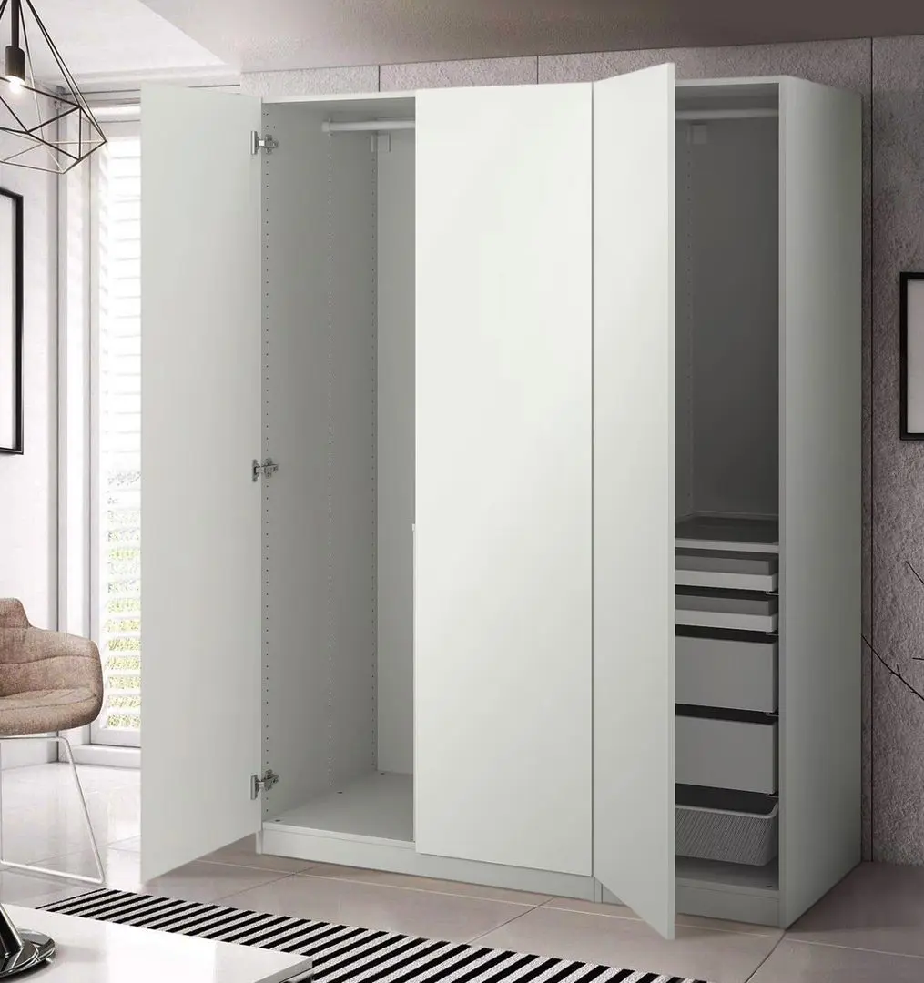 Dulap Ikea Pax/Forsand rafturi/bare/sertare/cos 150x60x201 (Alb)