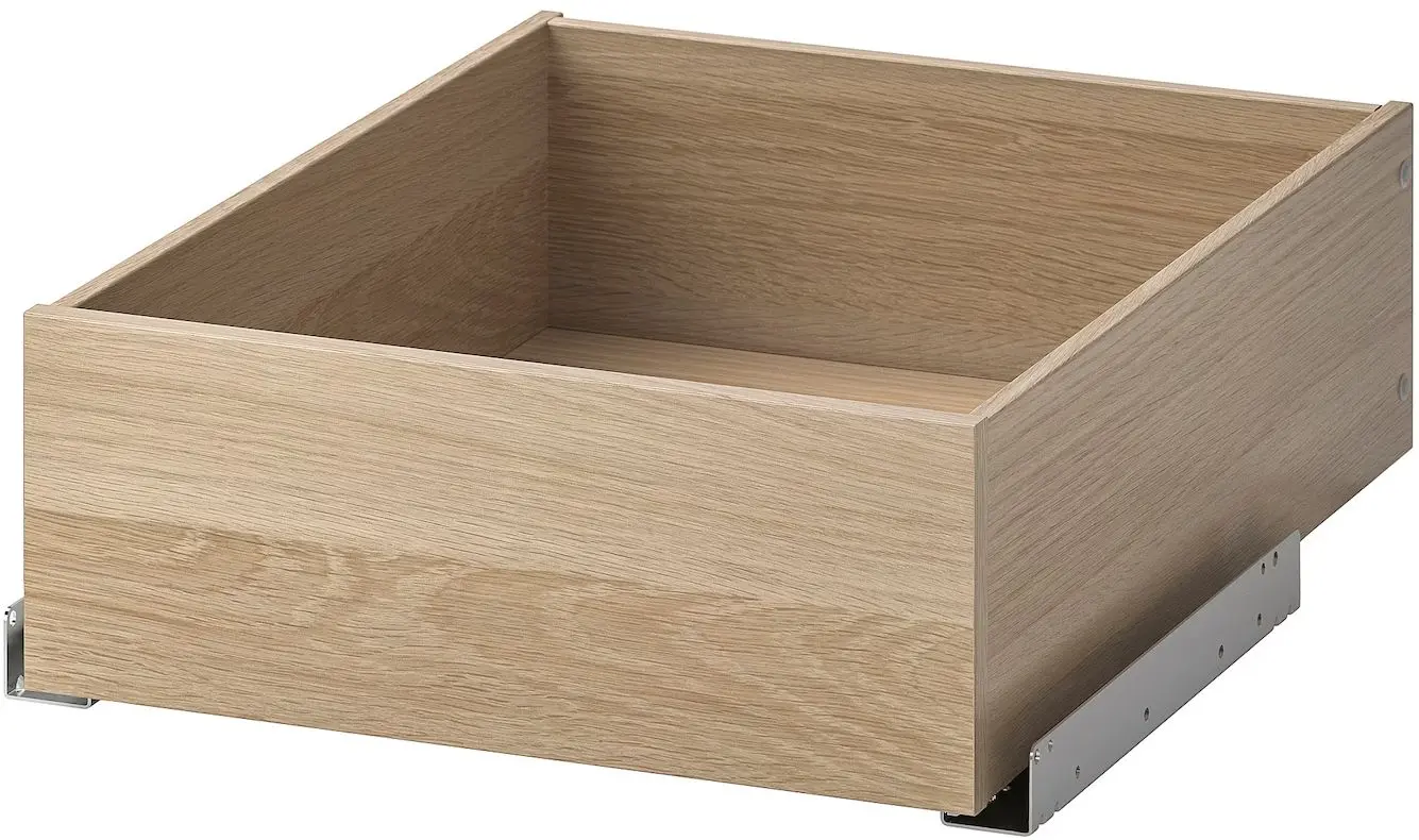 Dulap Ikea Pax/Forsand rafturi/bare/sertare/cosuri 200x60x236 (Aspect Stejar Antichizat)