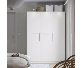 Шкаф Ikea Pax/Forsand с нижними полками/штанги 150x60x201 (Белый)