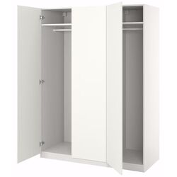 Dulap Ikea Pax/Forsand cu polite sus/bare 150x60x201 (Alb) Thumb
