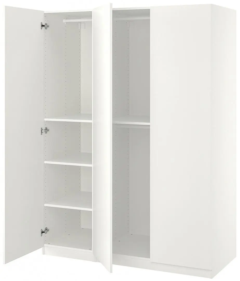 Dulap Ikea Pax/Forsand bare/rafturi 150x60x201 (Alb)