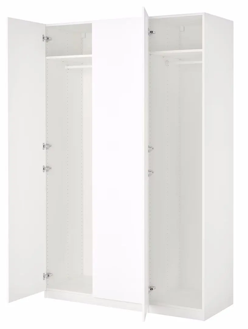 Dulap Ikea Pax/Forsand polite sus/bare 150x60x236 (Alb)