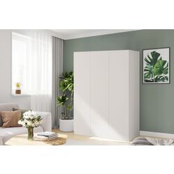 Шкаф Ikea Pax/Forsand верхние полки/штанги 150x60x236 (Белый)