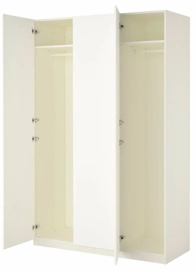 Dulap Ikea Pax/Forsand polite sus/bare 150x60x236 (Alb)