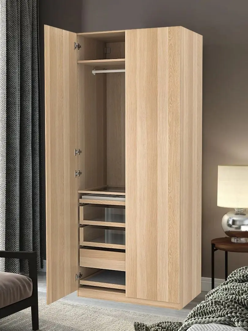 Dulap Ikea Pax/Forsand sertare/bara 100x60x201 (Aspect Stejar Antichizat)