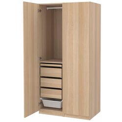 Dulap Ikea Pax/Forsand sertare/bara/cos 100x60x201 (Aspect Stejar Antichizat) Thumb