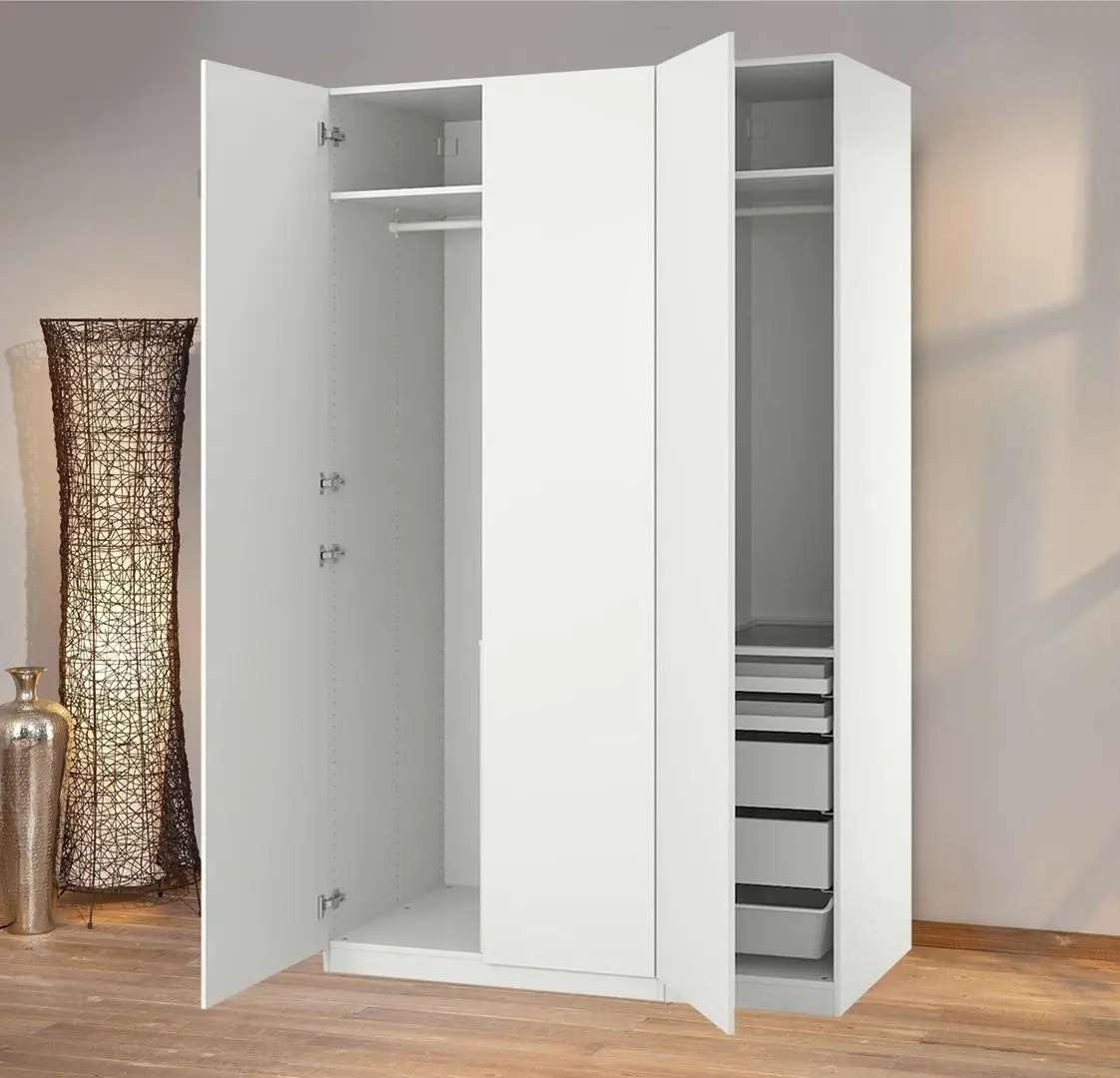 Dulap Ikea Pax/Forsand sertare/cos/rafturi/bare 150x60x236 (Alb)