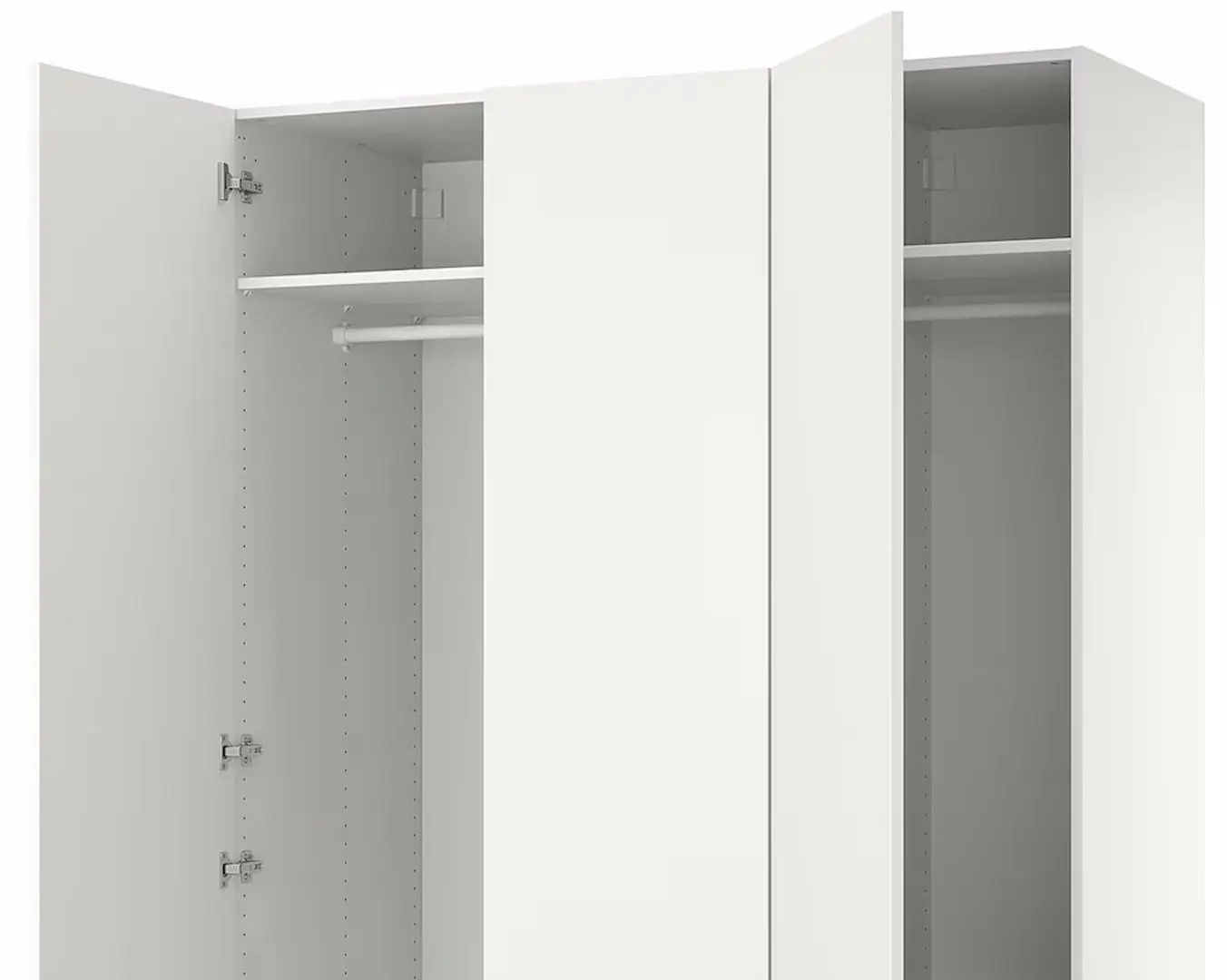 Dulap Ikea Pax/Forsand sertare/cos/rafturi/bare 150x60x236 (Alb)