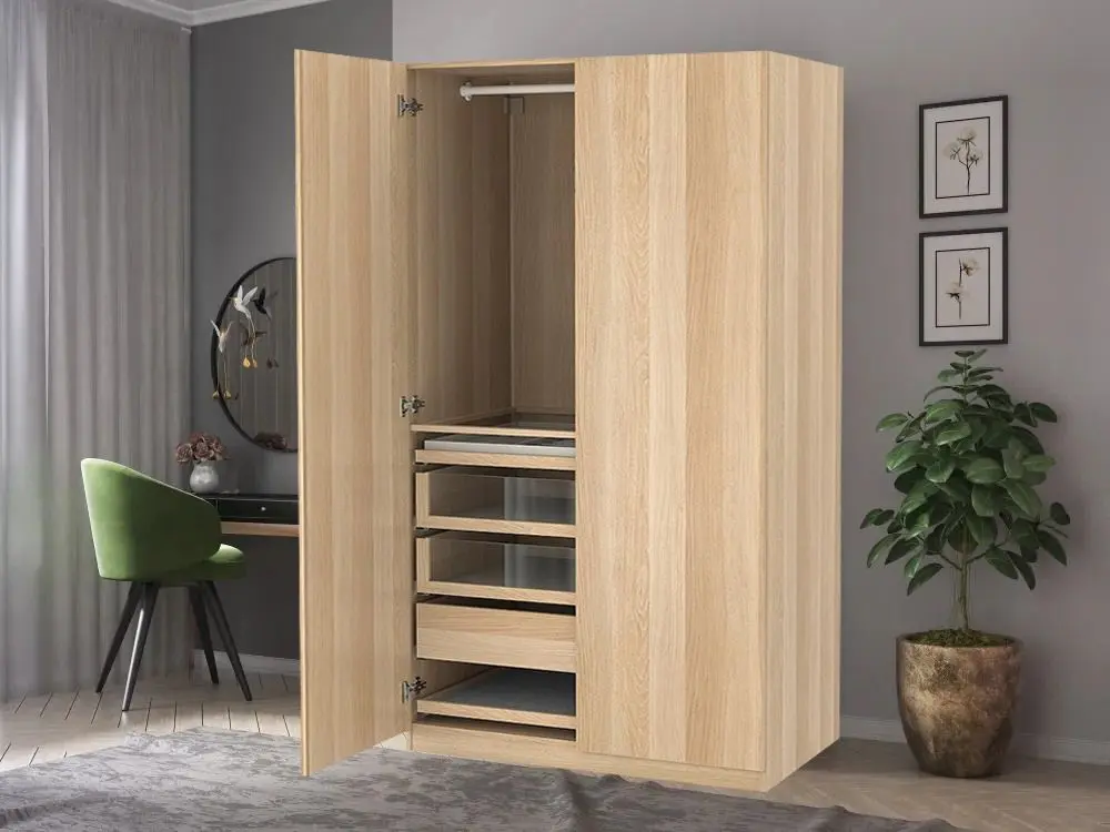 Dulap Ikea Pax/Forsand sertare/bara 100x60x201 (Aspect Stejar Antichizat)