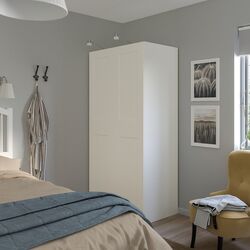 Dulap-cupe Ikea Pax/Grimo rafturi/bara 100x60x201 (Alb) Thumb