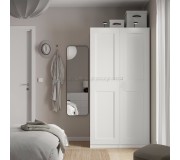 Dulap Ikea Pax/Grimo rafturi/bara 100x60x236 (Alb)