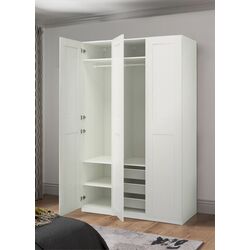 Шкаф Ikea Pax/Grimo полки/штанги/корзины 150x60x236 (Белый)