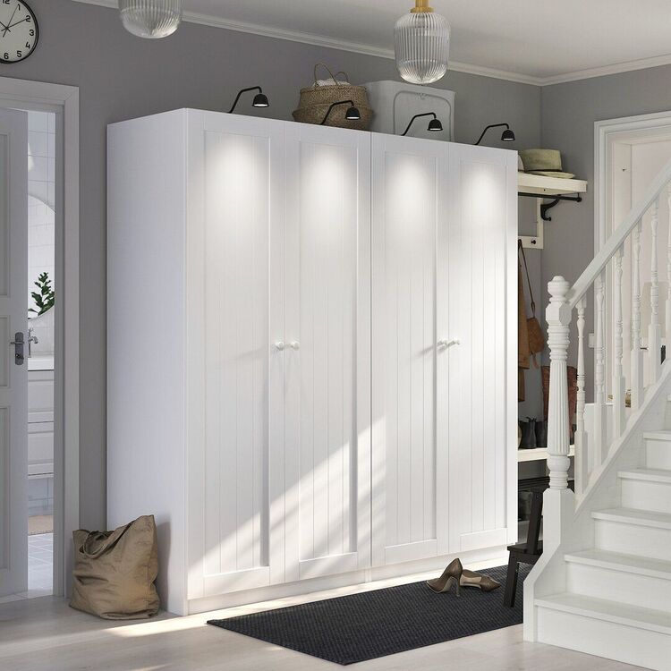 Шкаф Ikea Pax/Gullaberg 200x60x201 (Белый) купить в Кишиневе, Молдове ...