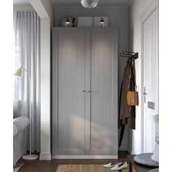 Dulap Ikea Pax/Gullaberg raft/bara/cosuri 100x60x201 (Alb/Gri)