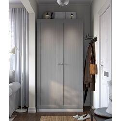 Dulap Ikea Pax/Gullaberg raft/bara/cosuri 100x60x201 (Alb/Gri)