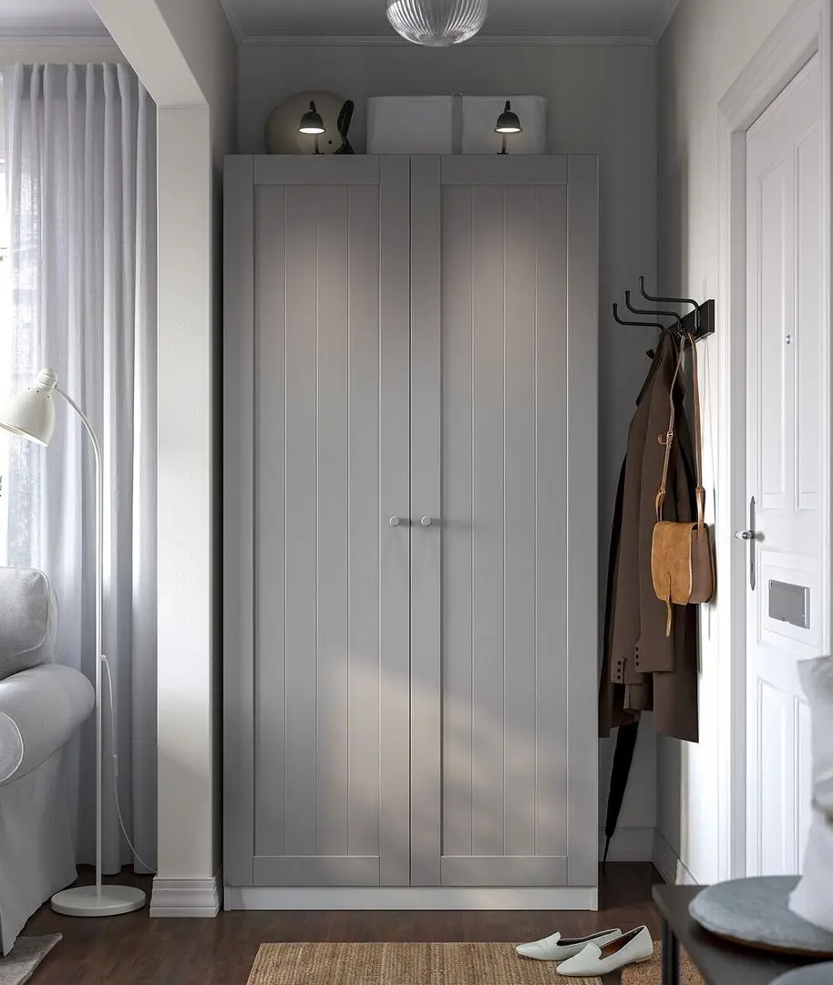 Dulap Ikea Pax/Gullaberg raft/bara/cosuri 100x60x201 (Alb/Gri)