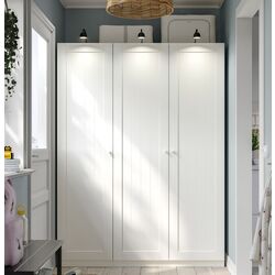 Шкаф Ikea Pax/Gullaberg полки/штанга 150x60x201 (Белый)