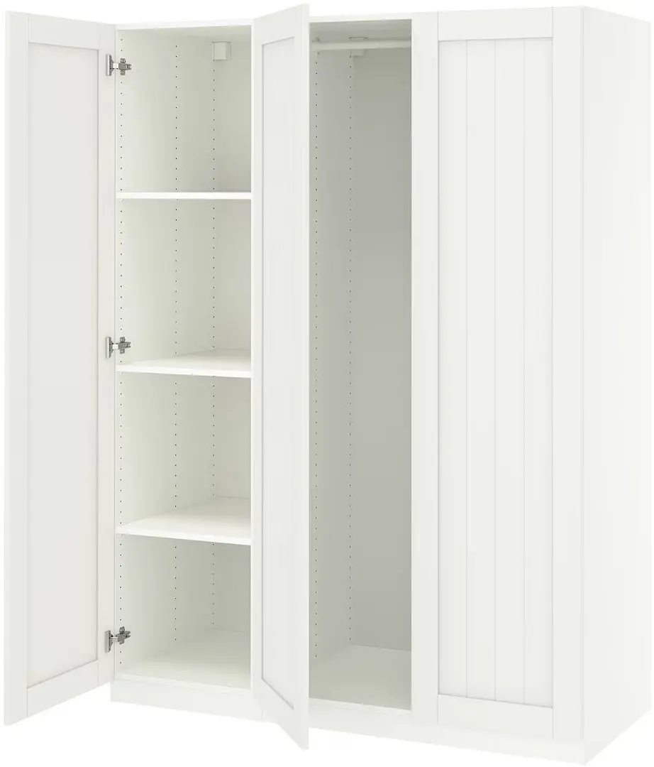 Dulap Ikea Pax/Gullaberg rafturi/bara 150x60x201 (Alb)