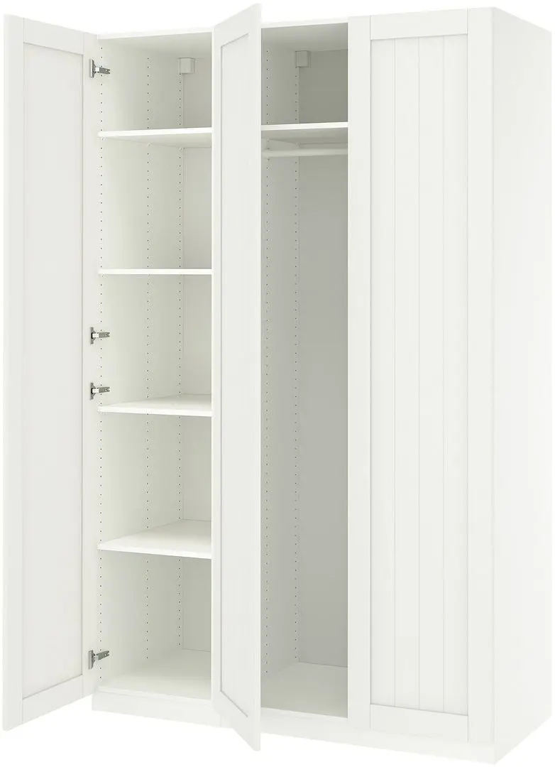 Dulap Ikea Pax/Gullaberg rafturi/bara 150x60x236 (Alb)