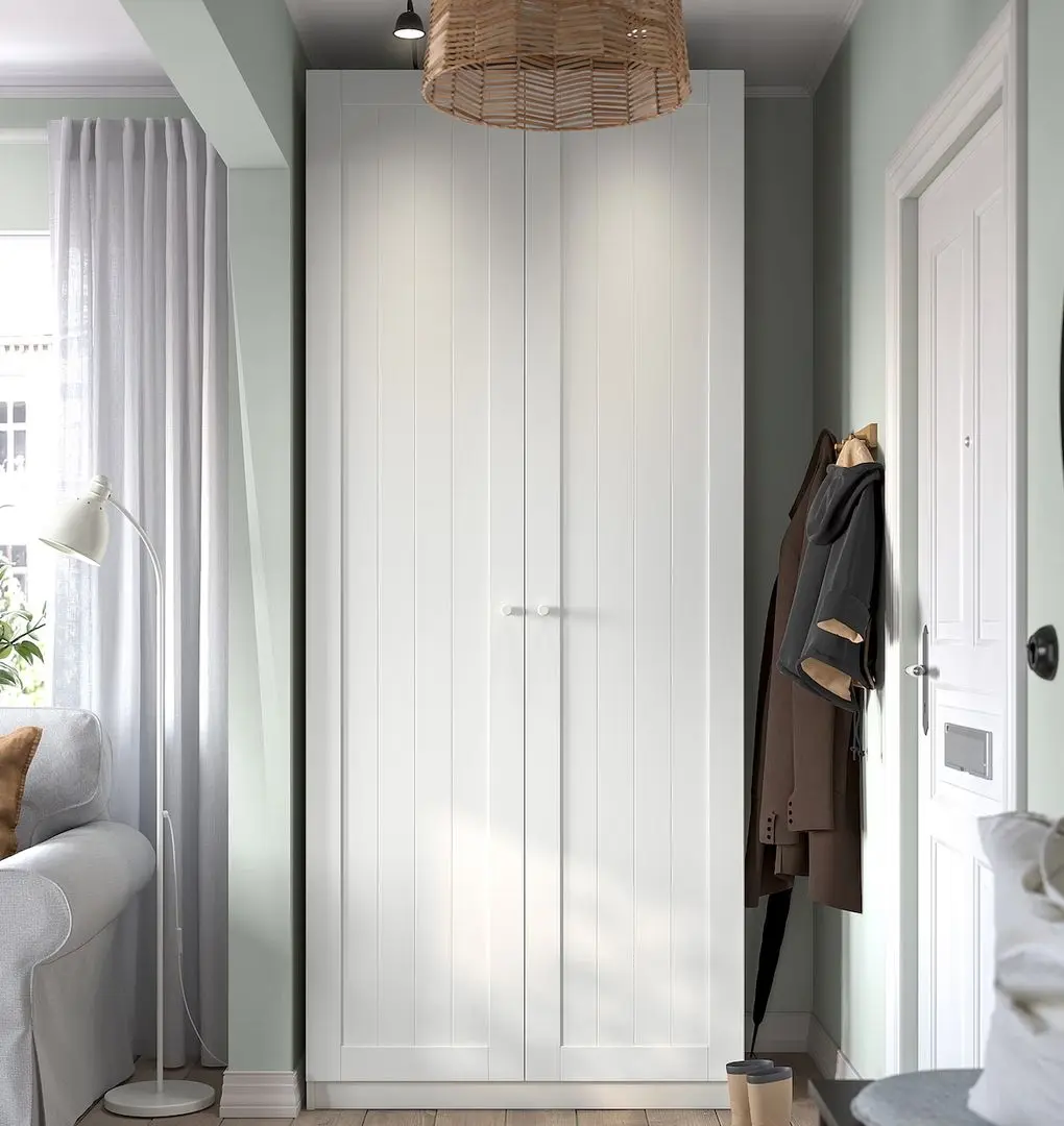 Шкаф Ikea Pax/Gullaberg полки/штанга/корзины 100x60x236 (Белый) - 3