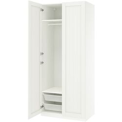 Шкаф Ikea Pax/Gullaberg полки/штанга/корзины 100x60x236 (Белый) Thumb