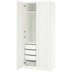 Dulap Ikea Pax/Gullaberg rafturi/bara/sertare/cosuri 100x60x236 (Alb) Thumb