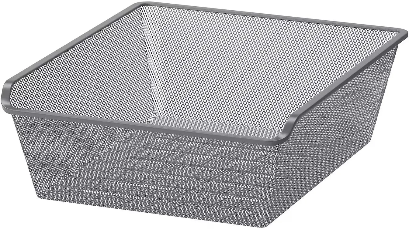 Dulap Ikea Pax/Gullaberg rafturi/bara/sertare/cosuri 100x60x236 (Gri inchis/Gri)