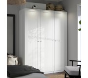 Dulap Ikea Pax/Gullaberg rafturi/bara/sertare/cosuri 150x60x201 (Alb)