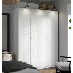 Шкаф Ikea Pax/Gullaberg полки/штанга/ящики/корзины 150x60x201 (Белый)