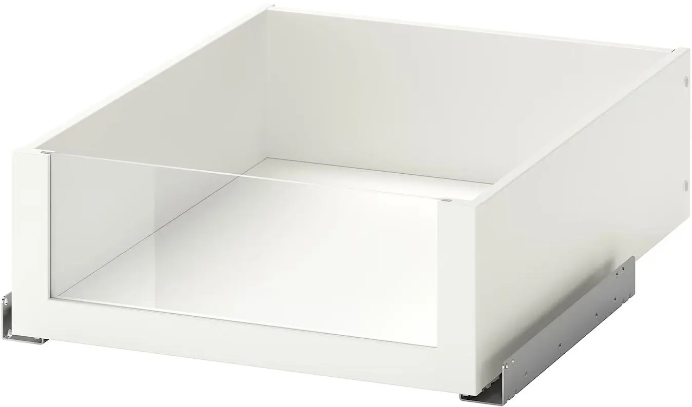 Dulap Ikea Pax/Gullaberg rafturi/bara/sertare/cosuri 150x60x201 (Alb)