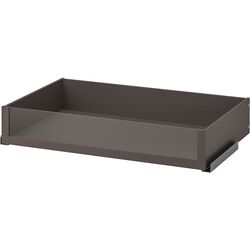 Dulap Ikea Pax/Gullaberg rafturi/bara/sertare/cosuri 150x60x201 (Gri inchis/Gri) Thumb