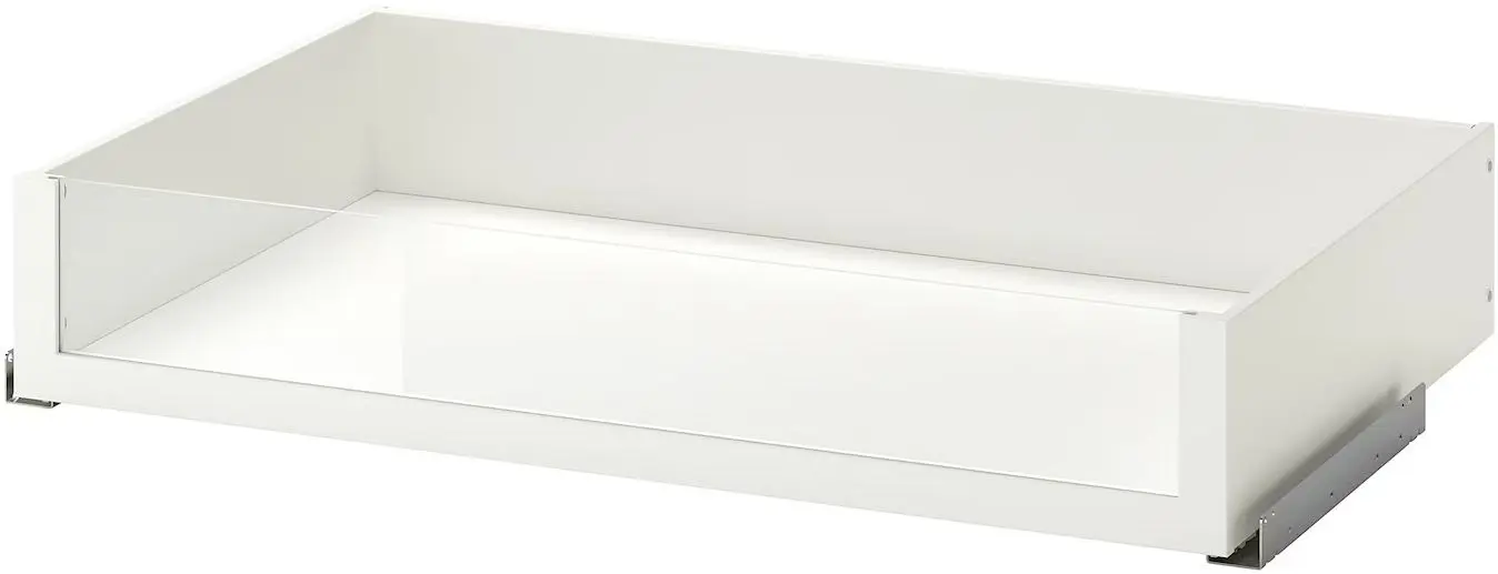 Dulap Ikea Pax/Gullaberg rafturi/bara/sertare/cosuri 150x60x236 (Alb)