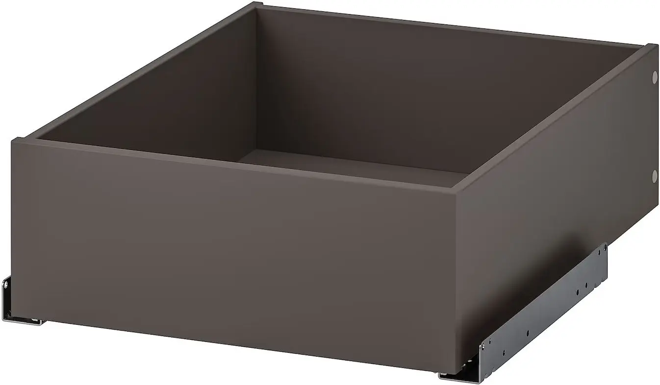 Dulap Ikea Pax/Gullaberg rafturi/bara/sertare/cosuri 150x60x236 (Gri inchis/Gri)