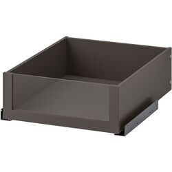 Dulap Ikea Pax/Gullaberg rafturi/bara/sertare/cosuri 150x60x236 (Gri inchis/Gri) Thumb