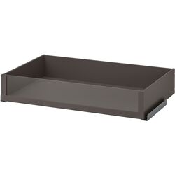 Dulap Ikea Pax/Gullaberg rafturi/bara/sertare/cosuri 150x60x236 (Gri inchis/Gri) Thumb