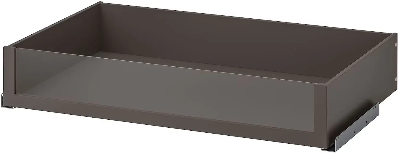 Dulap Ikea Pax/Gullaberg rafturi/bara/sertare/cosuri 150x60x236 (Gri inchis/Gri)