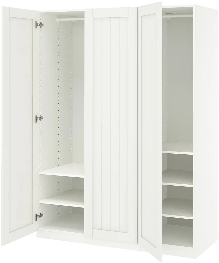 Dulap Ikea Pax/Gullaberg rafturi/bare 150x60x201 (Alb)