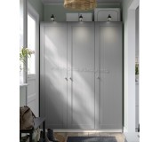 Dulap Ikea Pax/Gullaberg rafturi/bare 150x60x201 (Alb/Gri)