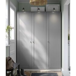 Dulap Ikea Pax/Gullaberg rafturi/bare 150x60x201 (Alb/Gri)