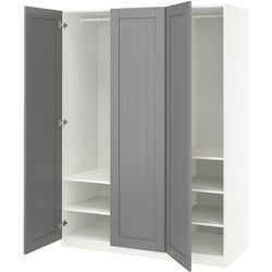 Dulap Ikea Pax/Gullaberg rafturi/bare 150x60x201 (Alb/Gri) Thumb